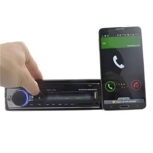 Car Stereo Radio Kit 60Wx4 Output Bluetooth FM MP3 Stereo-Radio Receiver Aux with USB SD and Remote Control L-JSD-5202756