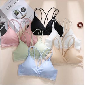 Mode underwire bh kvinnor sömlös yoga topp fitness kostym andas andas Sujetador deportivo sport löpande outfit