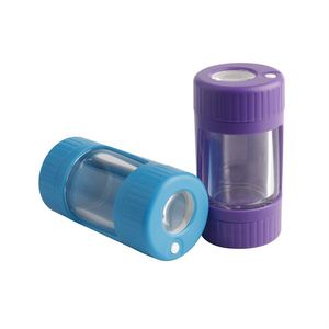 Led jar opslag bottole container elektronische sigaret accessoires kleur zwart rood blauw paars oplaadbaar met USB oplaadkabel DHL A00