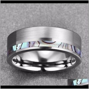 Jewelrystainless anel de aço titânio mens tamanho 6 a 13 anéis de casamento homem jóias festa elegante moda presente entrega 2021 htpuk