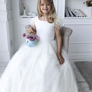 Baby Girls Floral Princess Kids Sleeveless Rose Flower Dress Wedding Party Prom Dresses Children Fashion Bow Pleated Dres