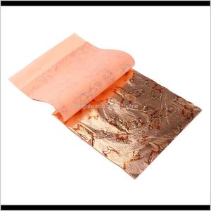 Arts And Sheet Pretty Gold Leaf Gilding Foil Paper For Diy Resin Crafts Jewelry Ornament Nail Art Design Flqvv Owcfd