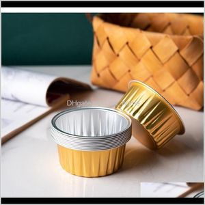 Wholesale cup cake baking for sale - Group buy Sts Disposable Aluminum Foil Baking Creme Brulee Dessert Oval Shape Cupcake Cups With Lids Cake Egg Tools F Wmtxxn Q58Cj B9Gwn