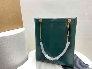 Dark green square Totes bag Womens fashion Shoulder Bags Women Handbag Portable leather Large capacity Tote shopping pocket