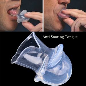 Tongue Anti Snoring Device Medical Silicone Anti Snore Device Apnea Aid Snore Stopper Tongue Retainer Anti Snoring Mouthpiece WY-876888