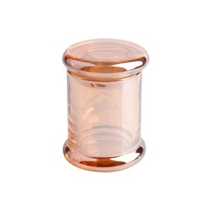 Tabacco di vetro abbagliante che idrata altri accessori per fumatori contenitore di osservazione sigillato in silicone contenitori trasparenti