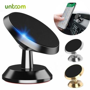 Untoom Car Phone Holder Magnetic Universal Magnet Telefonmontering för iPhone X XS Max Samsung i bil Mobiltelefonhållare Stativ