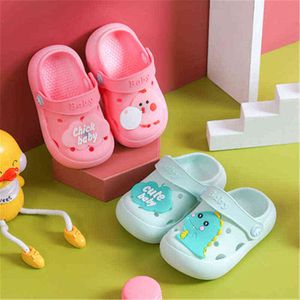 Style Kids Summer Dinosaur Infantil Enfant Children Baby Boy Cute Slipper Toddler Girls Soft Sandals Bebe Clogs G1218