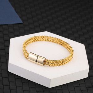 Simple and Stylish Stainless Steel Braided Bracelet for Men and Women Typical Party Jewelry Gifts G1026
