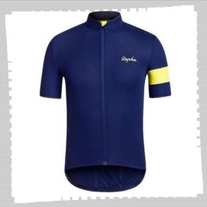 Pro Team Rapha Cykling Jersey Mens Sommar Snabb Torka Sport Uniform Mountain Bike T Shirts Väg Cykel Toppar Racing Kläder Utomhus Sportkläder Y21041393