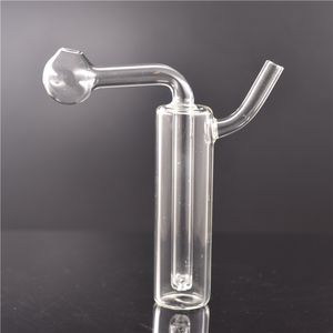 Горячая Мини Стеклянная Водяная Растущая Раскатка Bong Pipe Прозрачный Стекло Bong Рециркулятор Масляный Горелка для курения Для курения