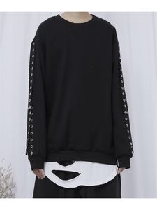 Men's Hoodies & Sweatshirts Thickened Hoodie Beautiful Dark Small Rivets Design Urban Youth Large Size Jacket