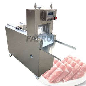 Doppelt geschnittene Lammbrötchenmaschine, gefrorener Fleischschneider aus Edelstahl, kommerzieller Fleischbrötchenhersteller