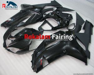 Kawasaki Ninja ZX6R için Fabrika Outlet Fairings Kiti ZX 6R 2007 2008 ZX-6R 07 08 Siyah Yol Bisikleti Firmaları (Enjeksiyon Kalıpları)