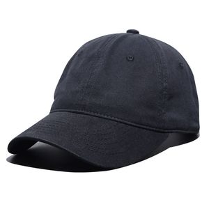 2021男性の夏のカジュアルなファッション洗われた柔らかい上野球帽のシンプルなすべての試合の女性の小さなブリムキャップ帽子H-7105