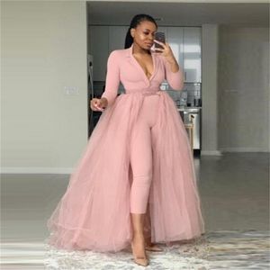 Ins estilo saia rosa mulheres jupe femme marca maxi saias festa desgaste feminino longo tule moda 210619