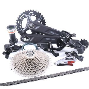 Bisiklet vites değiştiriciler Deore M5100 2x11 Hızlı Bisiklet Grup seti Crankset Vites Ön/Arka Veseör SGS 11-42T Kaset Zinciri Hg