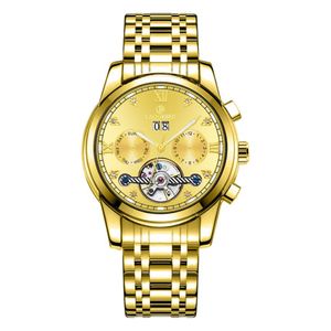 Мужские наручные часы роскошный бренд Laogeshi мужские механические часы мужчины бизнес мужской часы джентльмены случайные модные наручные часы