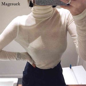 Spring Autumn White Blouse Shirt Women Korean Thin Long Sleeve Female Tops Sexy Office Lady Solid Casual Blouses 12873 210512