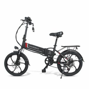 Samebike 20LVXD30 10.4AH 48V 350W 20 в складной электрический велосипед 35 км / ч Вертостная скорость 80 км пробег Макс нагрузки 120 кг е-велосипедные велосипеды
