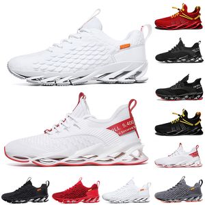 Desconto Homens sem marca Mulheres Running Shoes Running Blade Slip em Triple Black White All Red Grey Terracotta Warriors Mens Gym Trainers Outdoor Sports Sneakers 39-46