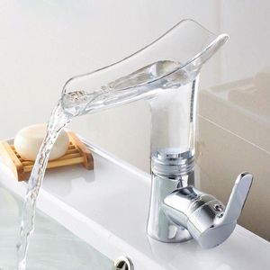 Bathroom Sink Faucets Transparent Faucet Copper Body Above Counter Basin Imported PC Material Kitchen Vanity Accessories