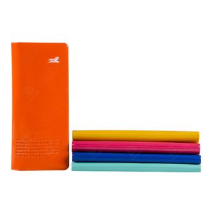 100 adet Kart Sahipleri PVC Çok Fonksiyonlu Açık Uzun Pasaport Kapak Karışımı Renk