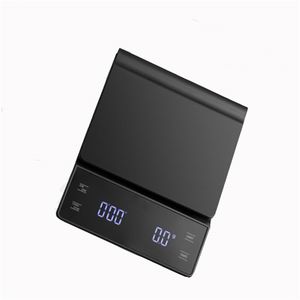 Kitchen with Timer Electronic Digital Household Food Smart Precision Coffee Scales Weight Scale 3KG 0.1g 210401
