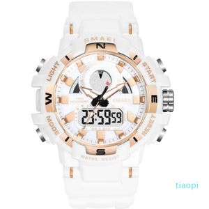 2021 Smael Mens zegarek na rękę modę Sport Sports Outdoor Waterproof Waterproof wielofunkcyjny popularne zegarki elektroniczne Szybka dostawa