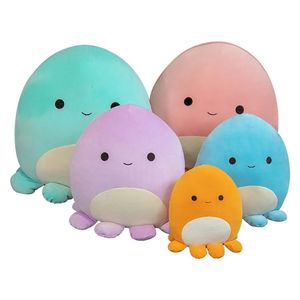 Squish Toy Animals Doll Kawaii Octopus Morbido simpatico amico farcito Cuscino di cartone animato Regali di compleanno per bambini Ragazze 210728