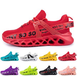 GAI Atacado Mens Womens Running Shoes Trainer Triple Blacks Branco Vermelho Amarelo Roxo Verdes Azul Laranja Luz Rosa Respirável Esportes Ao Ar Livre Sapatilhas