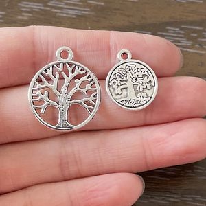 Wholesale tibetan crafts for sale - Group buy Tree of Life Charm Tibetan Silver Color Pendants Antique Jewelry Making DIY Handmade Craft