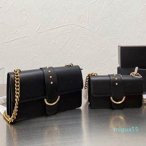 Дизайнерский кошелек Crossbody Bag Luxury Skeard Sags Островая кожаная модная бренда золотая цепочка