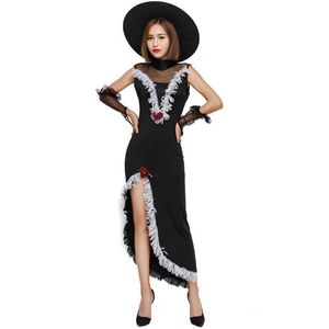 The new Halloween cosplay costume party dress a sexy dancer Y0913