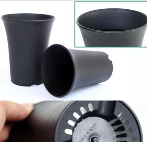2021 4 Inch Diameter 5.1 Inch Height Dull Polish Plastic Pots for Plants, Cuttings & Seedlings, 10-Pack Durable Living Garden Planters