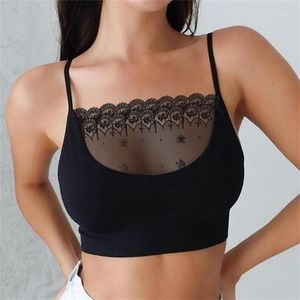 Yoga outfit sexy kant sport bh s vrouwen strapless aanpassing velless onzichtbare bralette push up kleverig vest outdoor running
