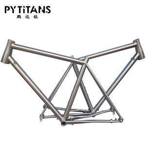 [2024] Titanium Alloy Bike Frame - Ultra-light GR9 Titanium, Road Bicycle Frame & Fork Set