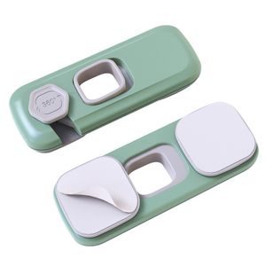 Children Multi use 360 Degree Safe Lock lever baby Drawer Locking Easy unlock for adult anti door opening kids Safety supplies Protection Locks