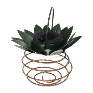 Solar Power Light Outdoor Waterproof Garden Foldable Pineapple Path Lights Hanging Fairy String Christmas Decor