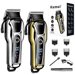 Original 2 speed professional hair trimmer for men dressing kemei clipper pro electric cutting machine 220119