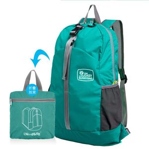 Sacos ao ar livre 30L capacidade de mochila de viagem fábrica personalizada grande impermeável nylon montanhismo esportes dobrável