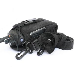 Rádio tático bolsa ao ar livre molle saco cinto suporte coldre saco para walkie talkie em Promoção