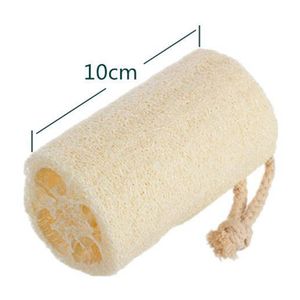 100 spugne naturali di luffa luffa 10 cm 4 pollici spugne di luffa luffa per il corpo rimuovono la pelle morta e gli utensili da cucina spazzole da bagno asciugamano da bagno