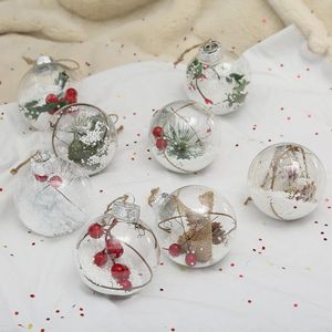 Christmas Decorations White Snow Ball Boxed set Ornaments Tree Drop Window Decoration Arrangement