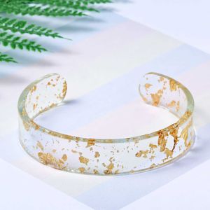 Acetate Plate Translucent Bangles for Women Urban Fashion Bangle Classic Vintage Jewelry Designer Bracelets for Women Luxury Q0719