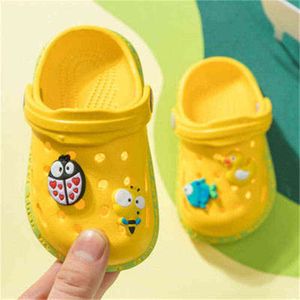 1.5 Y Children Slippers Kids Swimming Pool Non-slip Cartoon Boys Girls Sandals Summer Indoor Flip Flops Beach Shoes Breathable G1218