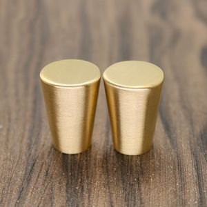 solid simple drawer handle furniture hardware cabinet wardrobe shoe door single hole knob round cone pull