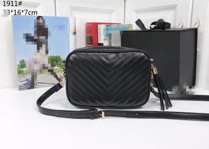 2021 Designer di lusso di alta qualità Moda donna Borsa a tracolla Borse a tracolla Lettera Borsa da donna Borsa Catene Cross Body Clutch Camera Handbags 23cm