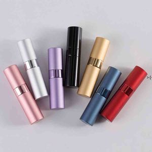 8 ml Mini Spray Parfüm Flasche Tragbare Aluminium Parfüm Flaschen Zerstäuber 8 ml Reise Nachfüllbare Leere Kosmetik Behälter RRE10617