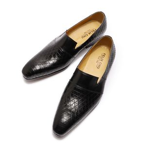 Sonbahar Ayakkabı Erkekler Gelinlik Ayakkabı El-Boyalı Kahverengi Siyah Püskül Loafer'lar Hakiki Deri Erkek Günlük İşletme